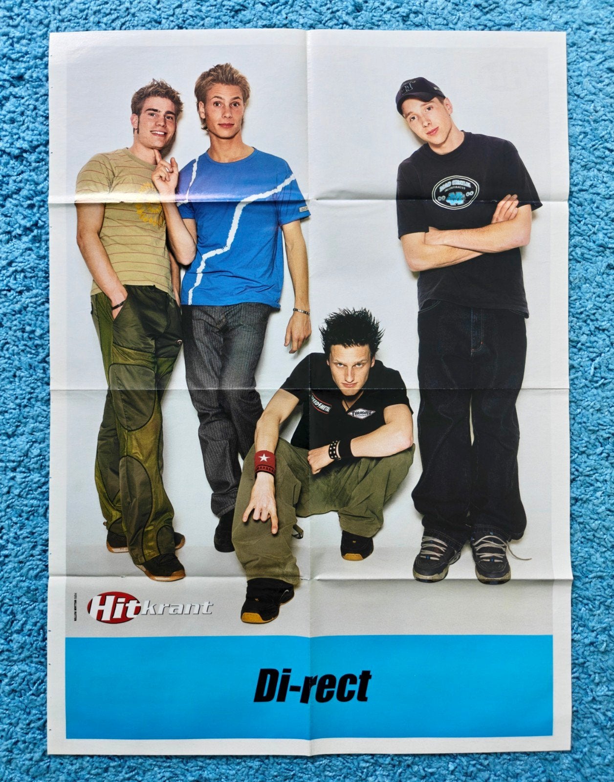 Di-Rect poster hitkrant vintage 3, Rechthoekig Staand, Nieuw, Ophalen of Verzenden, A1 t/m A3
