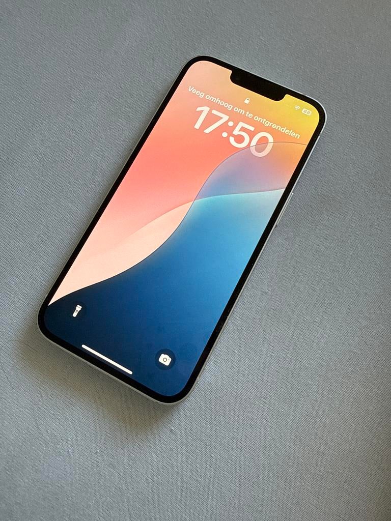 Witte iPhone 14 128GB - Zo goed als nieuw, 86% batterij, 128 GB, Zwart, Ophalen of Verzenden, Zo goed als nieuw