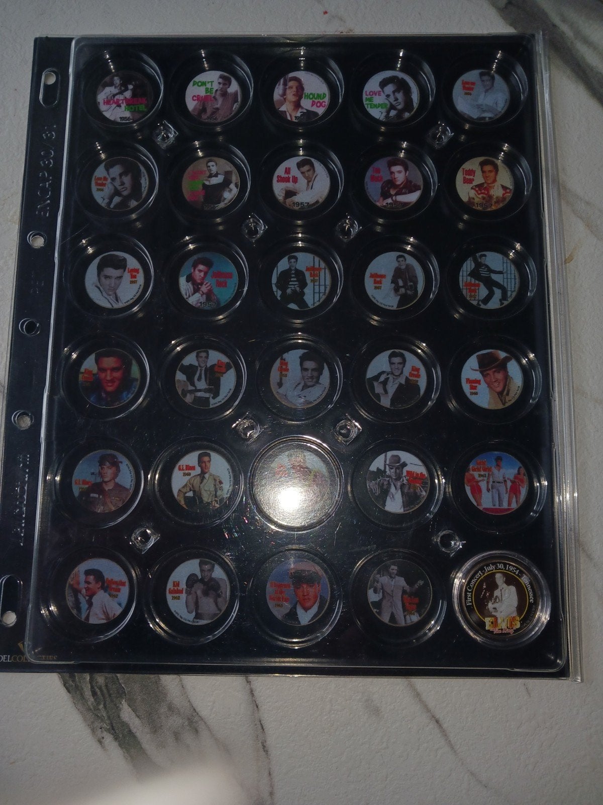 Elvis Presley Pogs Collectie - Zeldzaam en Compleet, Ophalen of Verzenden, Zo goed als nieuw