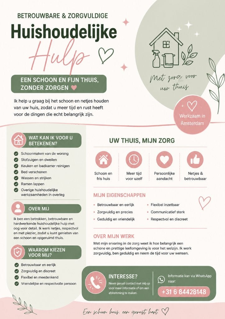 Thuishulp, Vacatures, 33 - 40 uur, Overige niveaus, Vanaf 10 jaar, Overige vormen