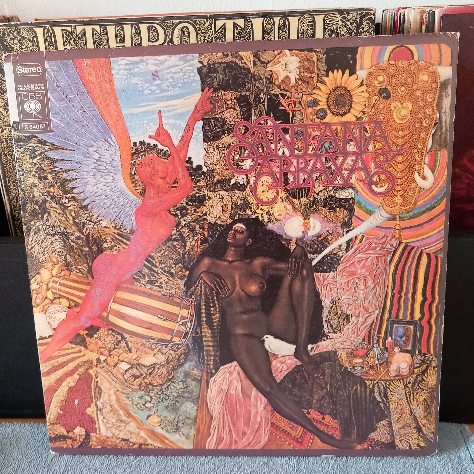lp santana abraxas, Ophalen of Verzenden, Gebruikt, 12 inch