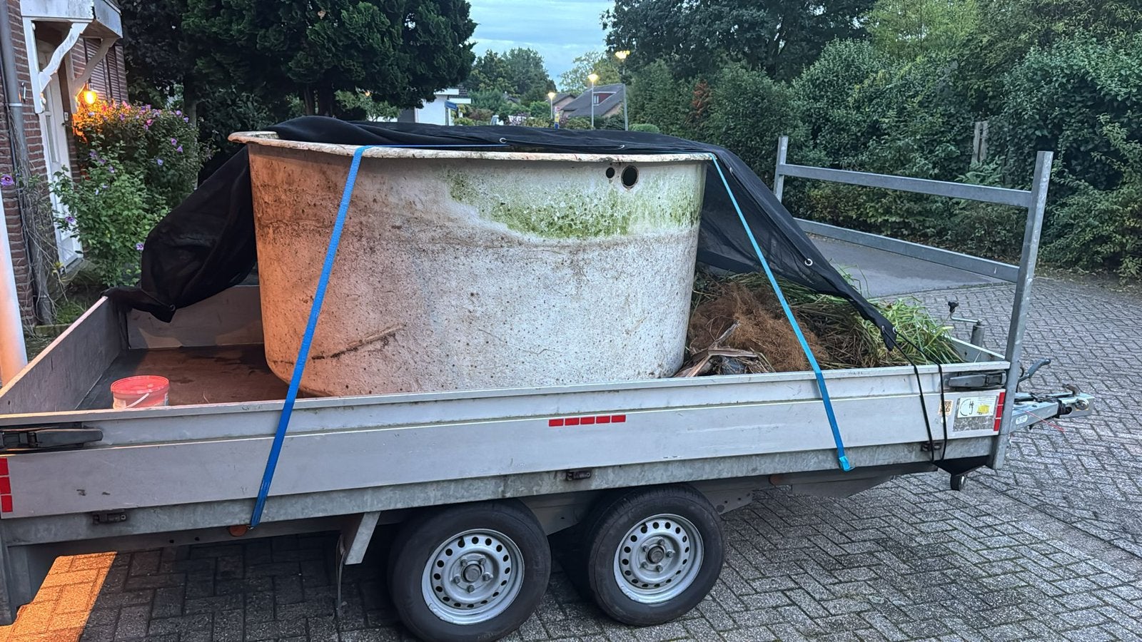Polyester vijverbak / of ideale doe het zelf hottub bak, Tuin en Terras, Vijvers, Ophalen, Gebruikt