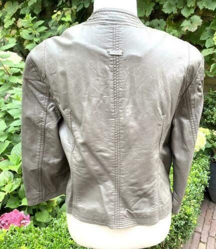 Taifun Lederlook jasje maat 42, Kleding | Dames, Bruin, Maat 42/44 (L), Ophalen of Verzenden, Zo goed als nieuw