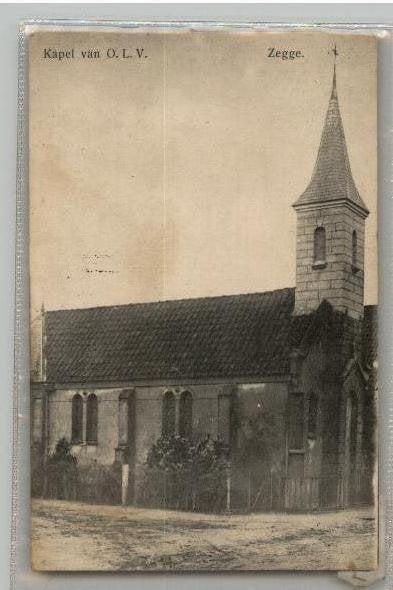 Zegge Kapel van O.L. Vrouwe st 1917 BIJZONDER ZIE INFO