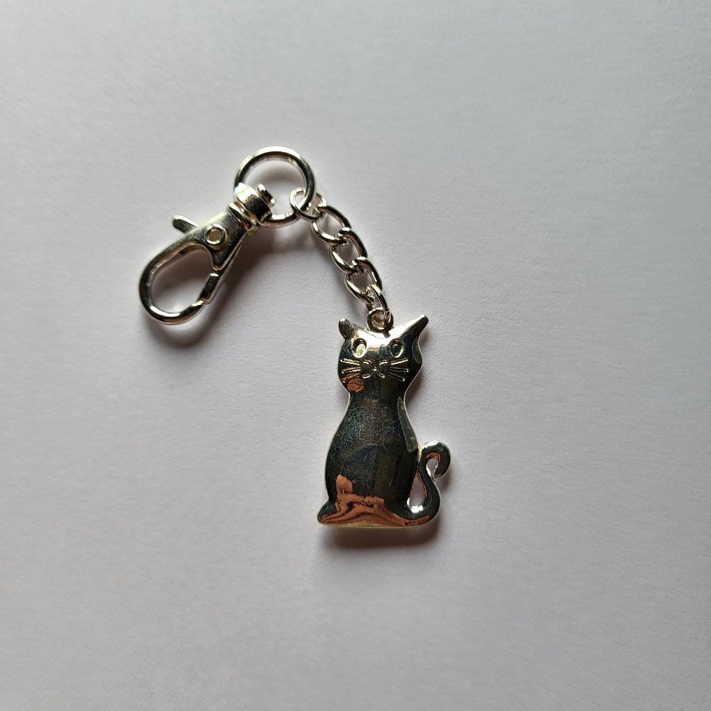 Kat Poes Katten sleutelhanger, Niet vindbaar, Niet vindbaar, Dier of Natuur, Zo goed als nieuw