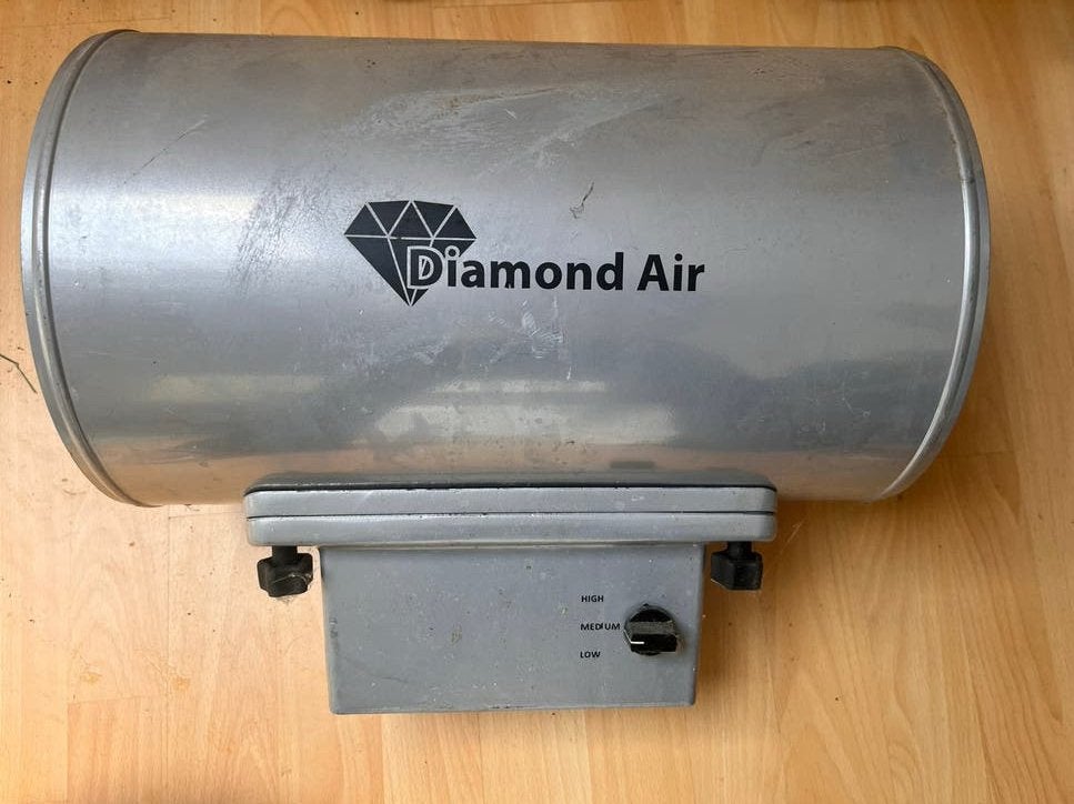 Diamond Air DIA-250 Professionele Ozongenerator  – 250 mm, Ophalen, Luchtreiniger