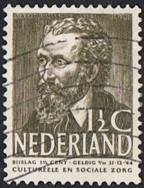Nederland serie gestempeld uit 1939 NVPH nr. 318 t/m 322, Verzenden, T/m 1940, Gestempeld