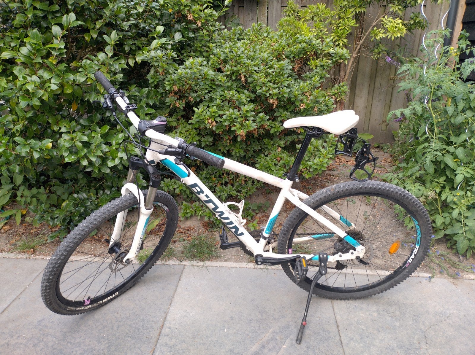 B'Twin Rockrider 540 Mountainbike Dames maat M, Gebruikt, Hardtail, 49 tot 53 cm, Dames