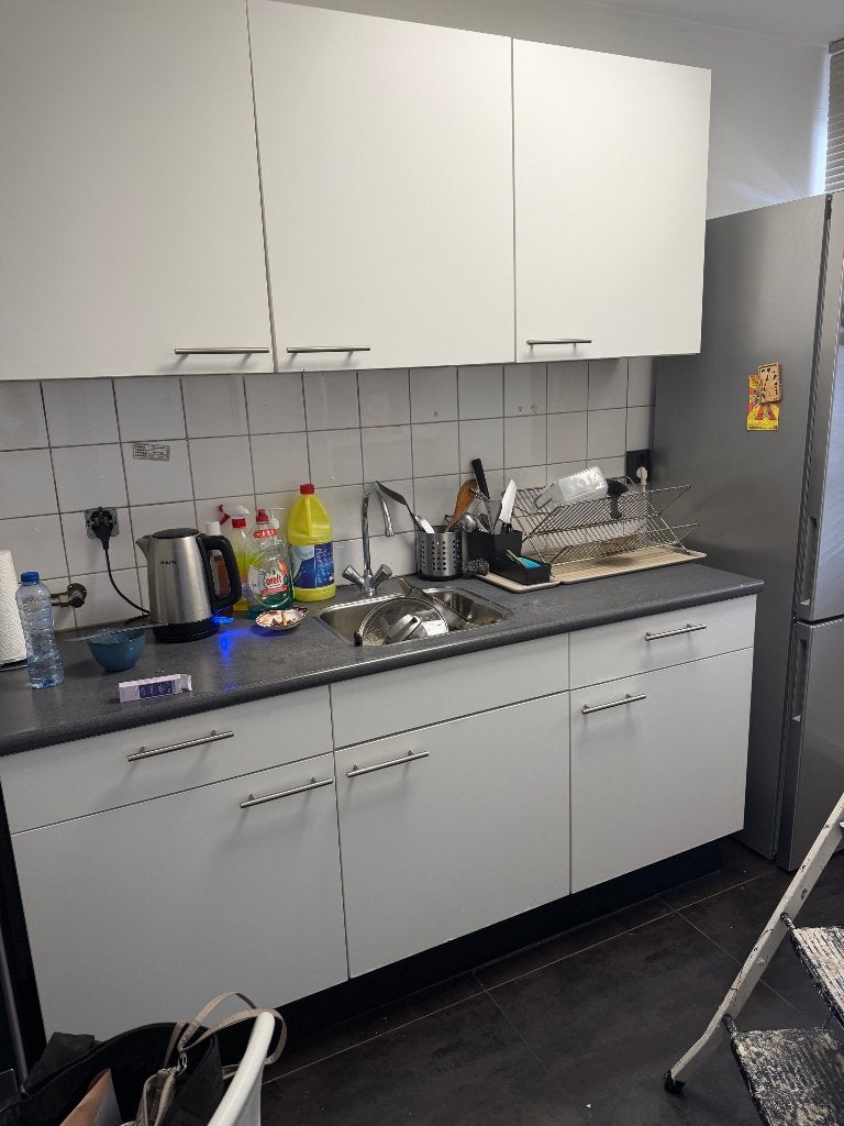 Keuken blok, Ophalen, Gebruikt, Wit, Enkelwandige keuken