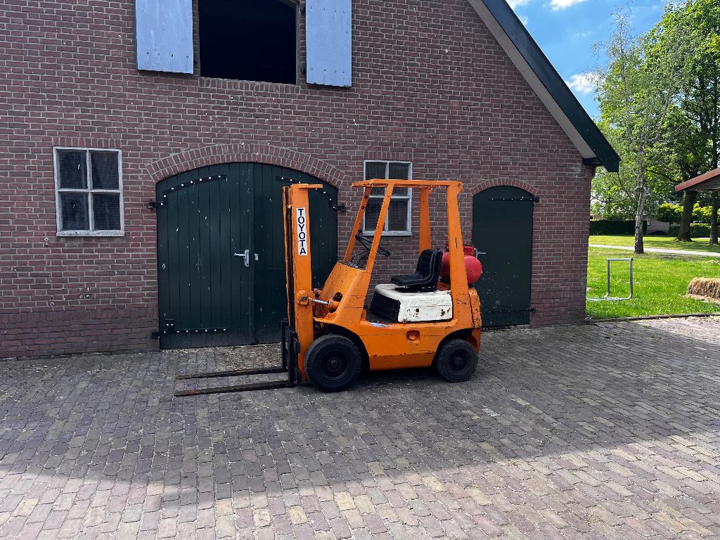 Gasheftruck toyota 1500kg(marge), 1000 tot 2000 kg, Ophalen, LPG, TOYOTA
