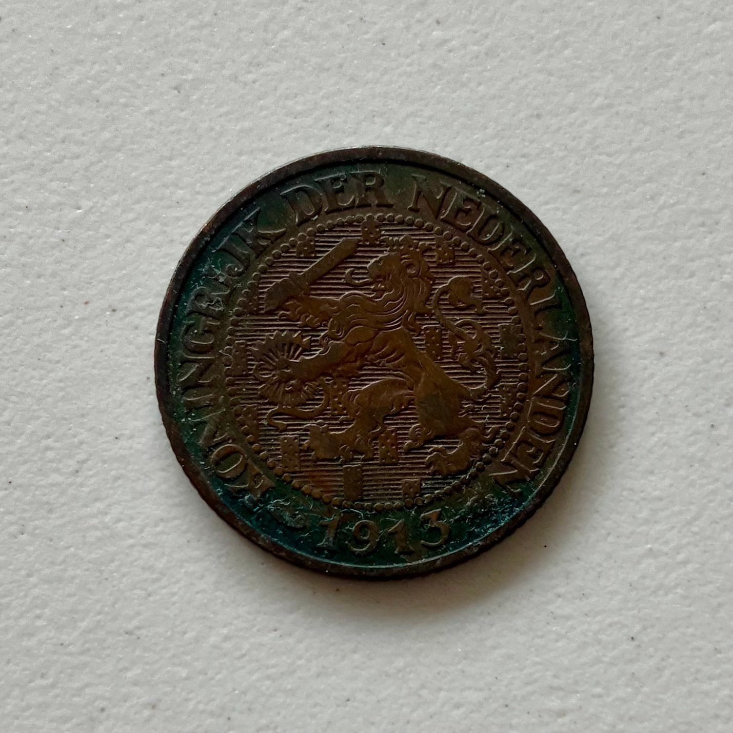 Nederland 1 cent 1913, Verzenden, Koningin Wilhelmina