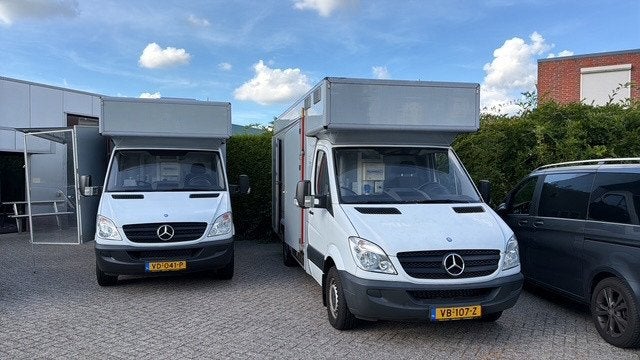 Mercedes-Benz Sprinter 310cdi EURO6 Foodtruck / verkoopwagen, Auto's, Achterwielaandrijving, Gebruikt, Euro 6, Wit