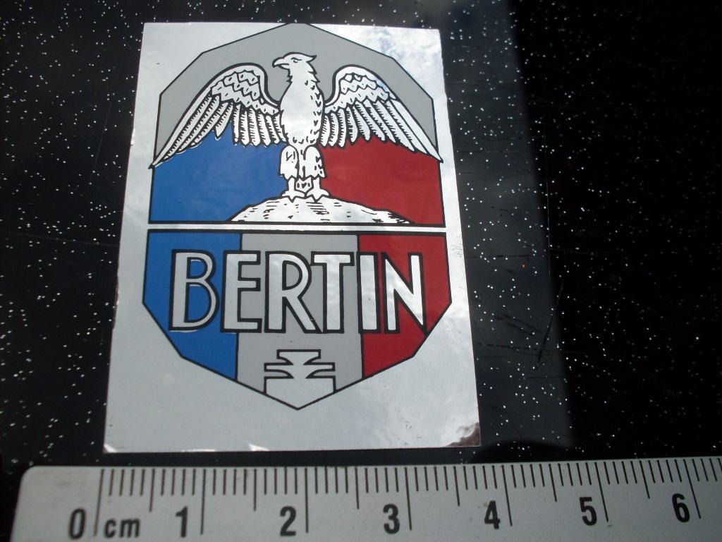 folie sticker bertin logo, Verzenden, Zo goed als nieuw, Merk