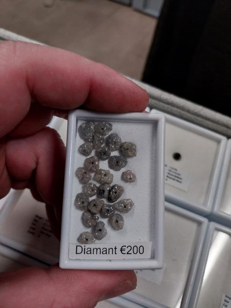Partij ruwe diamant kralen, Sieraden, Tassen en Uiterlijk, Edelstenen, Ophalen of Verzenden