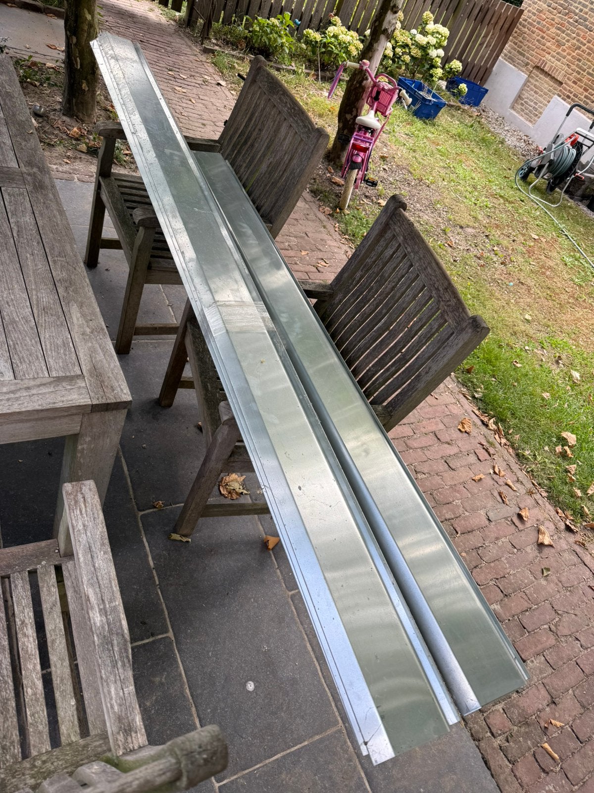 Zinken deklijsten met kraal, Ophalen, Nieuw, Overige metalen