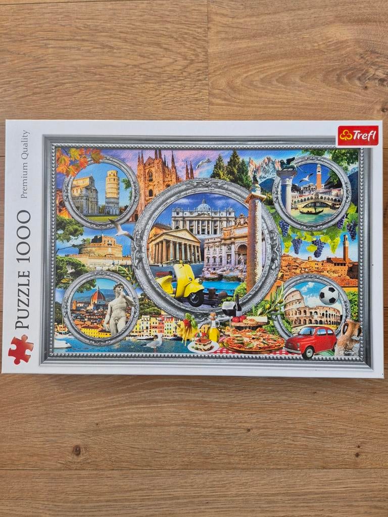 Trefl puzzel 1000 stukjes Italian holiday, Ophalen of Verzenden, 500 t/m 1500 stukjes, Legpuzzel