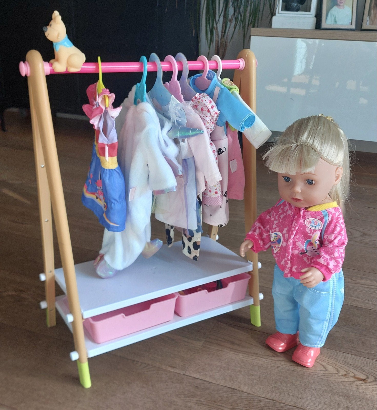Grote set Baby Born poppen en accessoires, Kinderen en Baby's, Ophalen, Gebruikt, Babypop