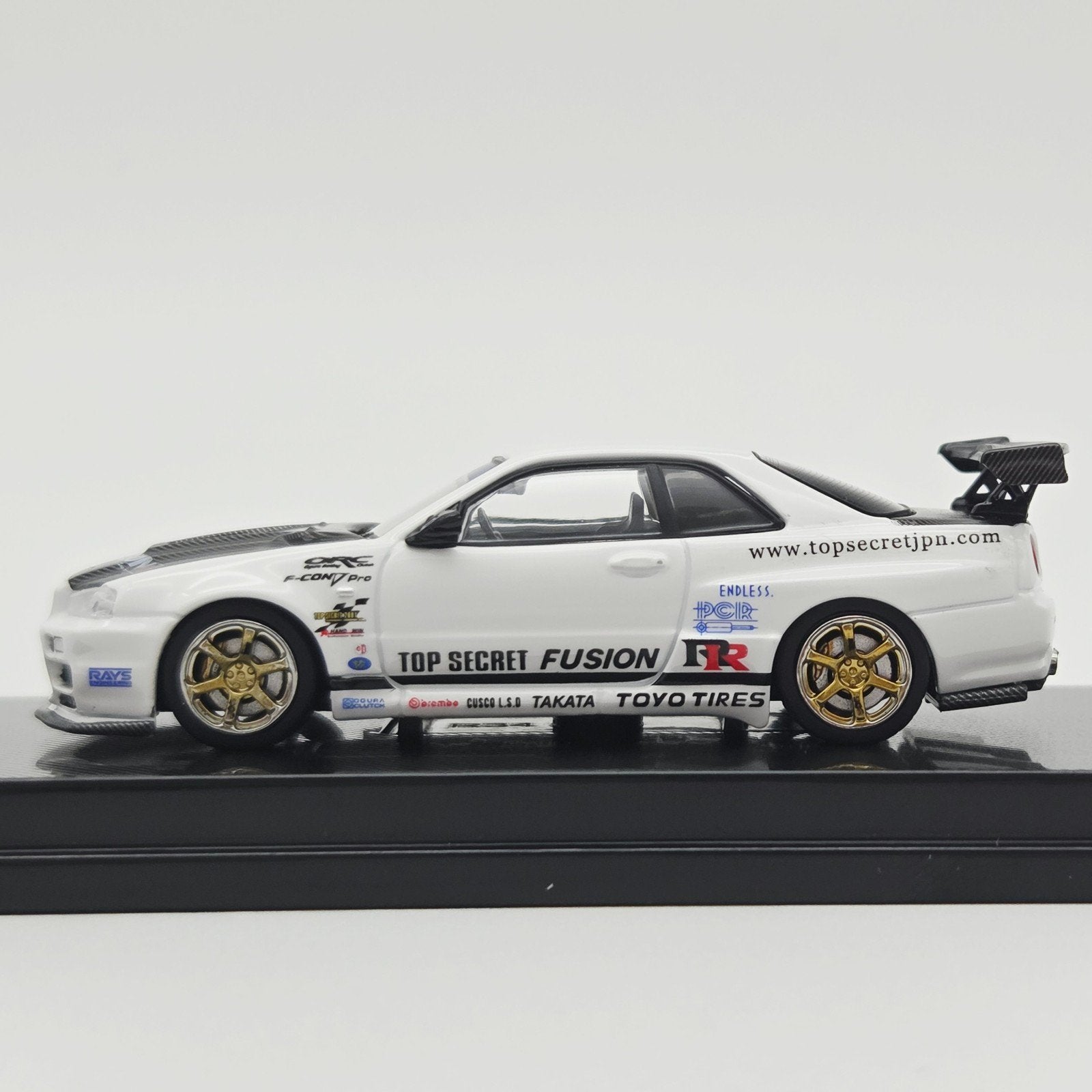 Inno64 Top Secret R34 GT-R, white, Mymodelcar@outlook.com, Auto, Ophalen of Verzenden, Inno64