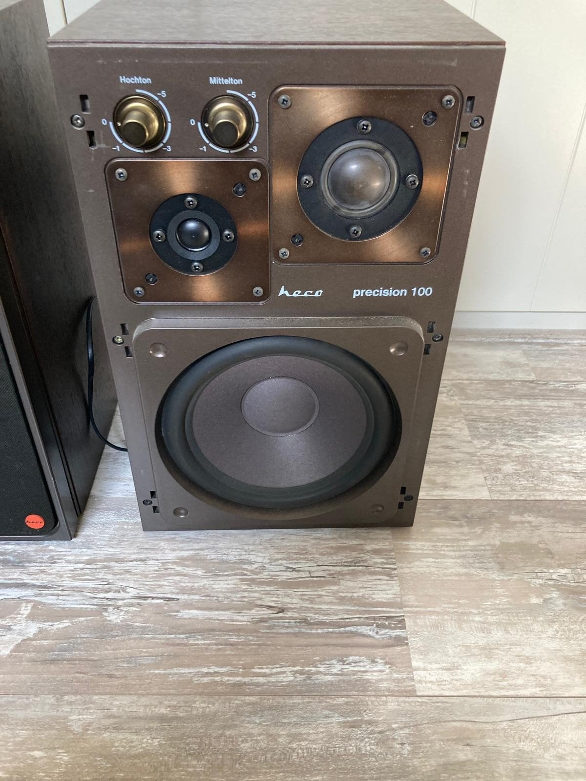 2 vintage luidsprekers, Vloerstaande luidspreker, Gebruikt, 60 tot 120 watt, Ophalen