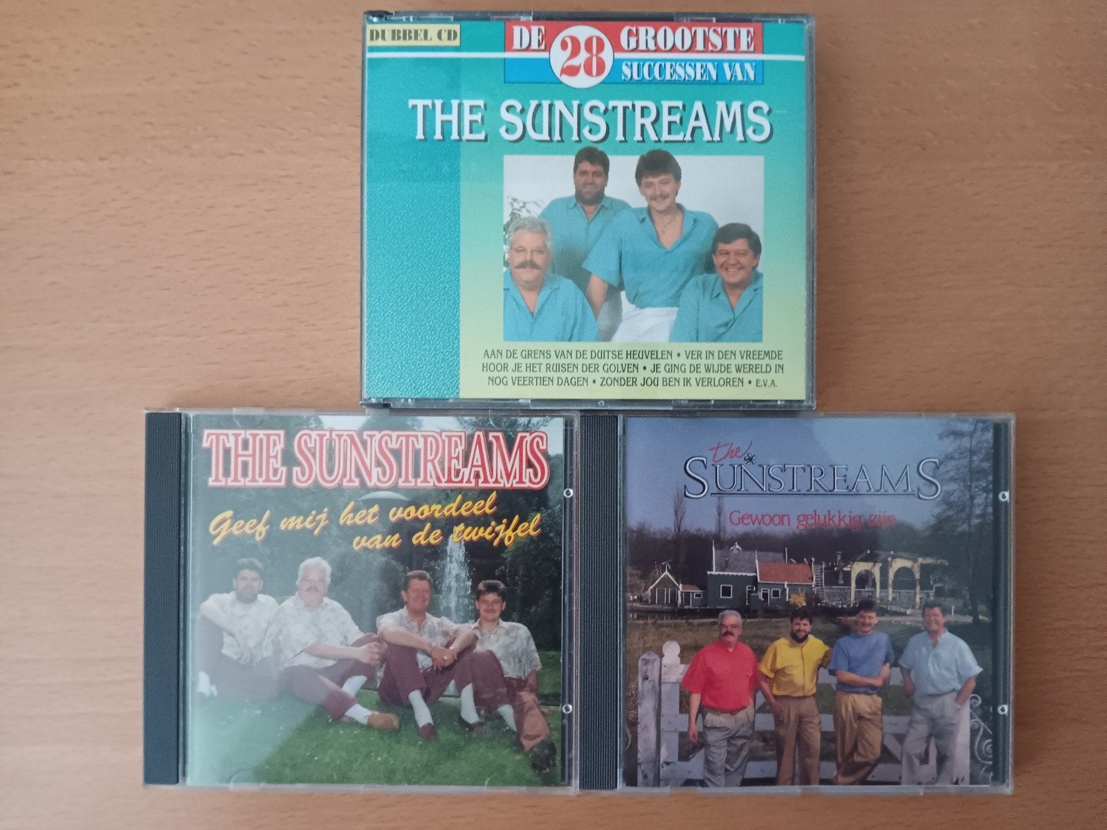 4 mooie originele cd's van de Sunstreams, Cd's en Dvd's, Ophalen, Gebruikt, Levenslied of Smartlap
