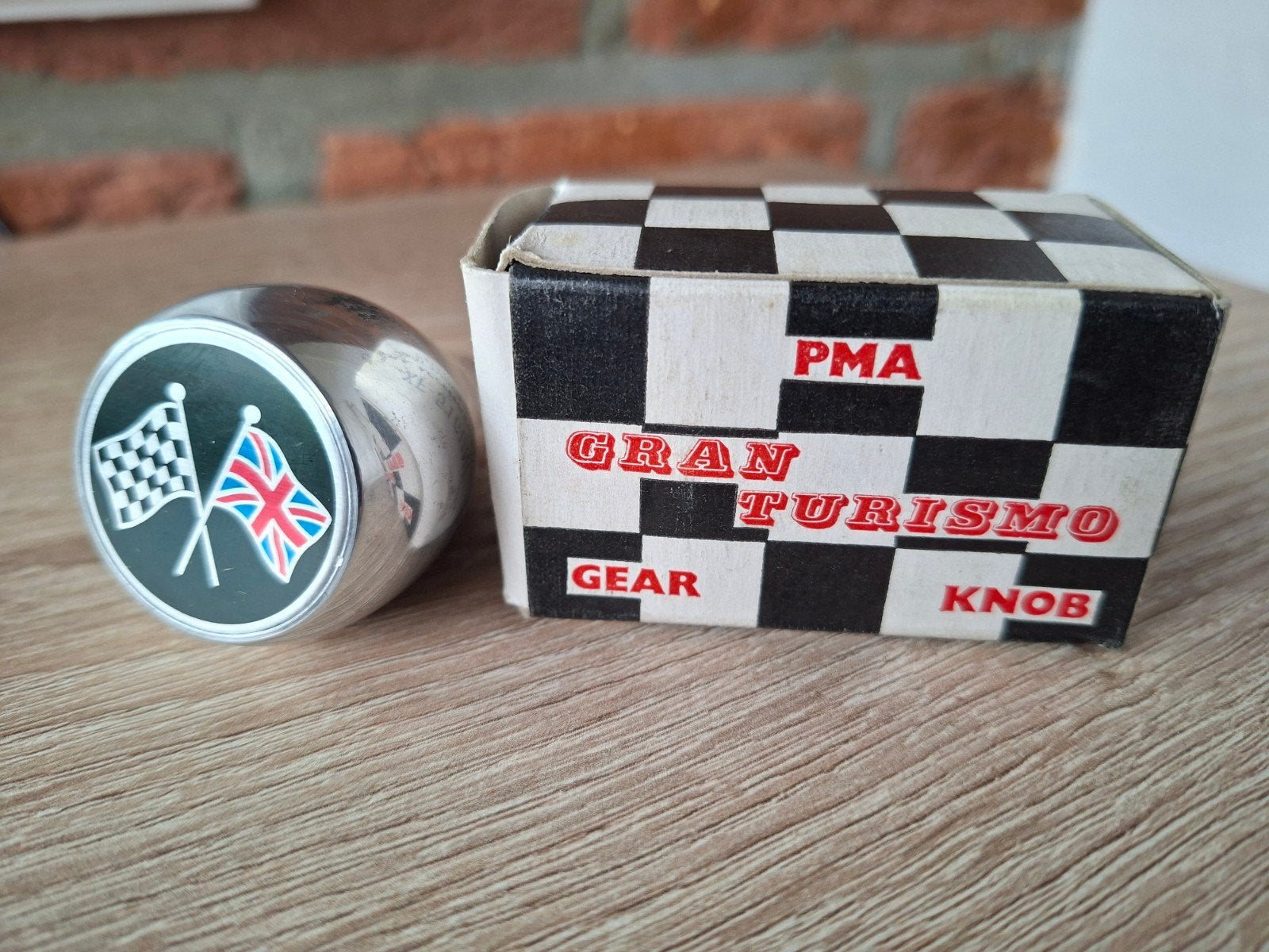 Britse race pookknop aluminium PMA 60th Engelse sport auto, Ophalen of Verzenden