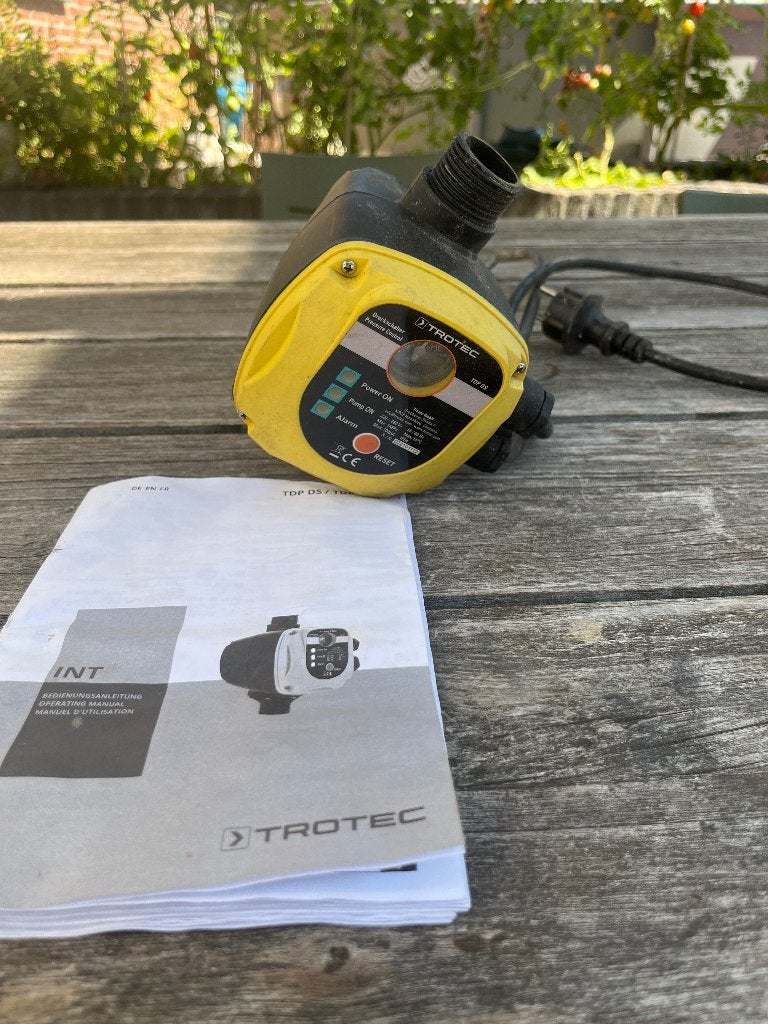 Trotec drukregelaar TDP DS, Ophalen of Verzenden, Zo goed als nieuw, Elektrisch, Beregeningspomp