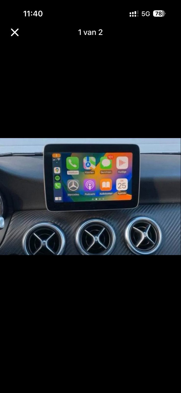Apple CarPlay Activatie Mercedes - USB-aansluiting vereist, Ophalen of Verzenden, Nieuw