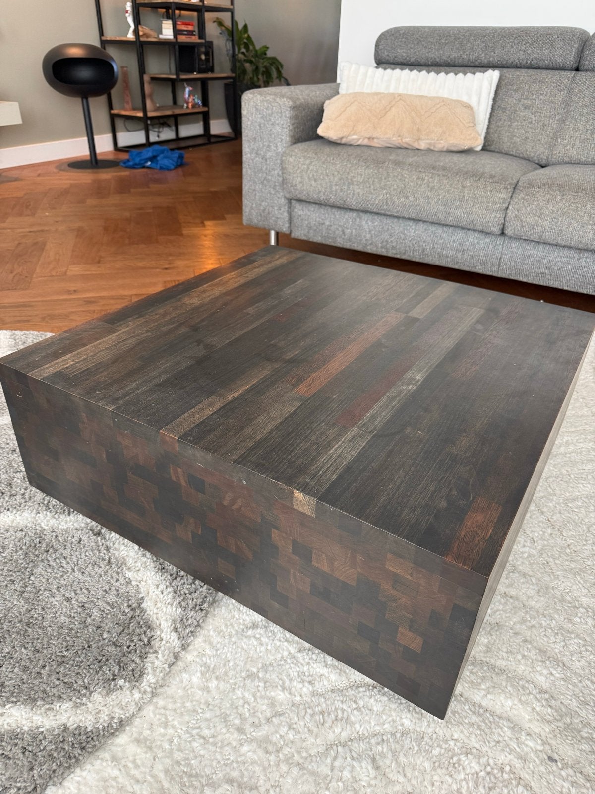 Salontafel Linteloo Henk Vos 100x100 - Goede staat, Ophalen, Vierkant, Overige houtsoorten, 100 tot 150 cm