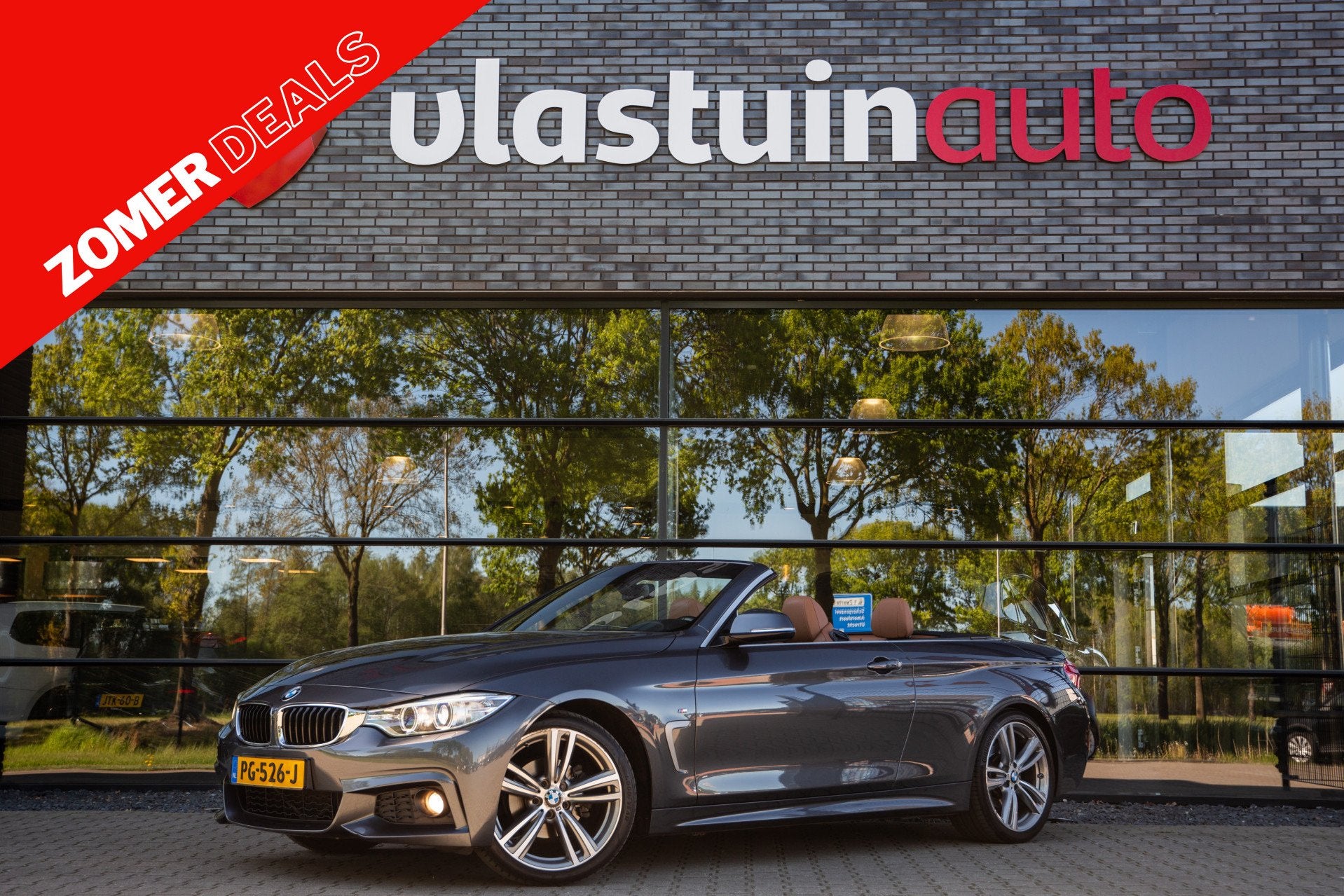 BMW 4 Serie Cabrio 420i High Executive M-Sport , Keyless, Le, Auto's, Automaat, 1998 cc, Achterwielaandrijving, Gebruikt