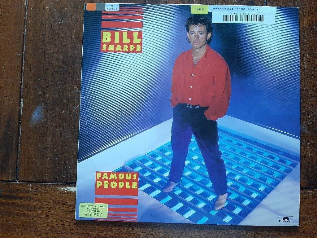 LP Bill Sharpe / Famous people (1985), LP, Gebruikt, Pop, Ophalen of Verzenden