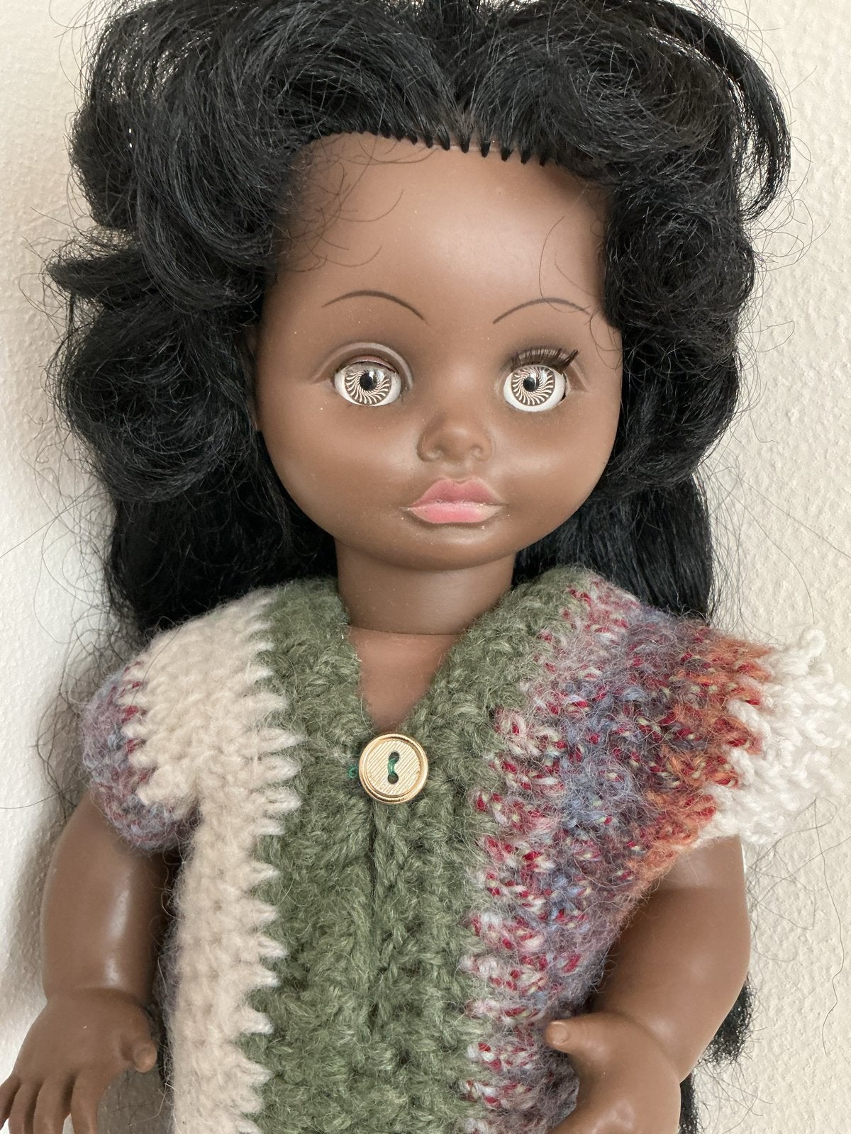 Vintage Bella pop met gehaakte jurk, Ophalen of Verzenden, Gebruikt, Overige typen