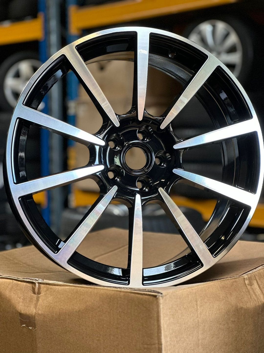 Set nieuwe 20 inch Porsche Macan T 95B Turbo S GTS velgen, Auto-onderdelen, -, 265 mm, -, Banden en Velgen