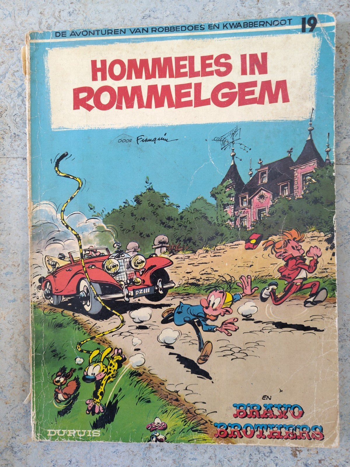 Robbedoes en Kwabbernoot: Hommeles in Rommelgem, Eén stripboek, Ophalen of Verzenden, Gelezen, Franquin