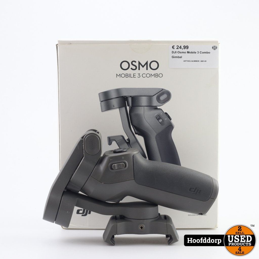 DJI Osmo Mobile 3 Combo Gimbal, DJI, Gebruikt, Inform@dji.com, DJI Sky City
No. 55 Xianyuan Road
Nanshan District, Shenzhen
China
