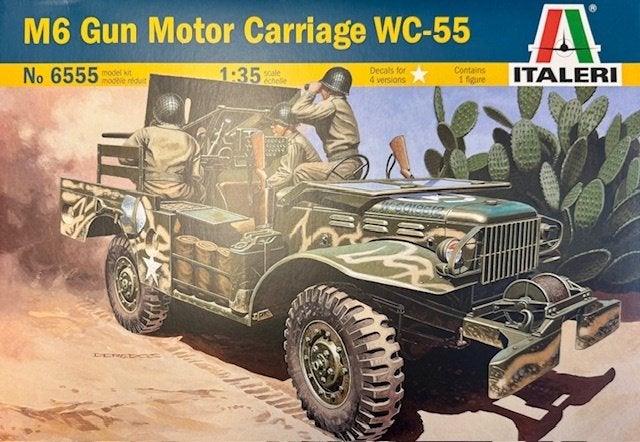 Coelianmodels, Italeri, 6555, M6 Dodge WC-55, 1/35, € 19,99, Tank, Italeri, 1:32 tot 1:50, Nieuw