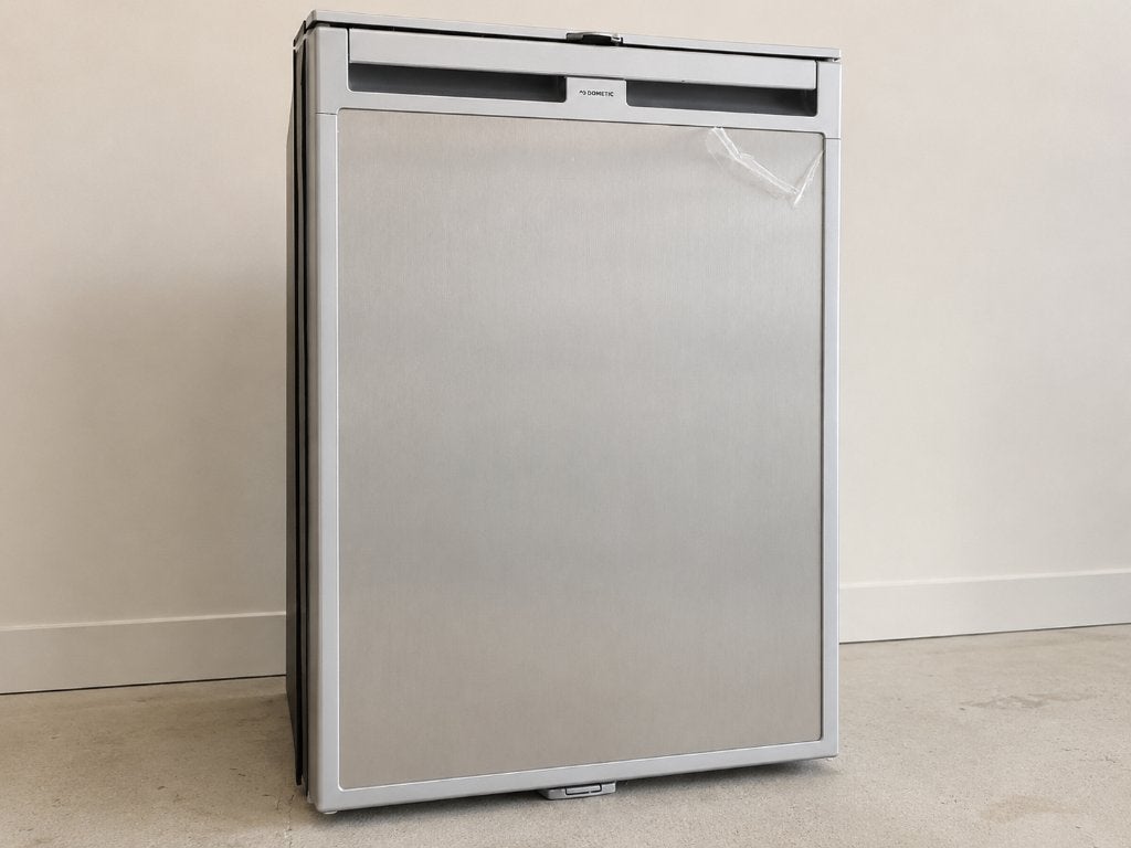 Dometic CoolMatic CRX 140 koelkast – 12V en 230V RVS, Ophalen, Zo goed als nieuw, Kombuis en Sanitair