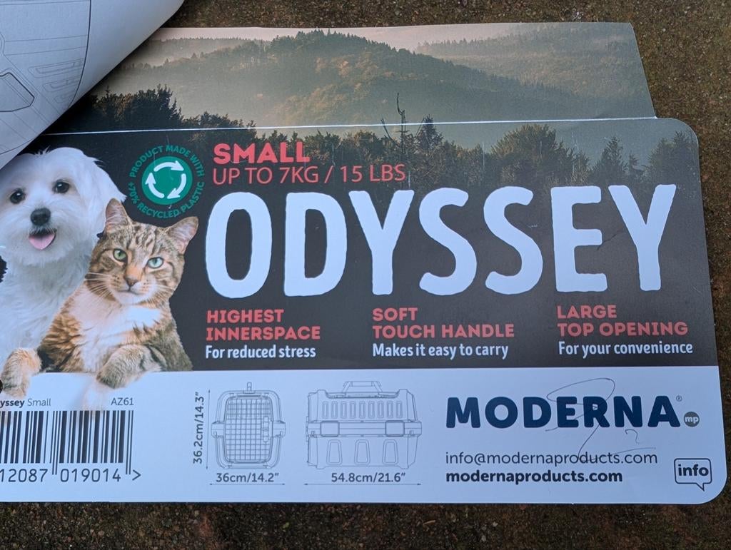 Moderna Odyssey small reismand, Ophalen, Zo goed als nieuw