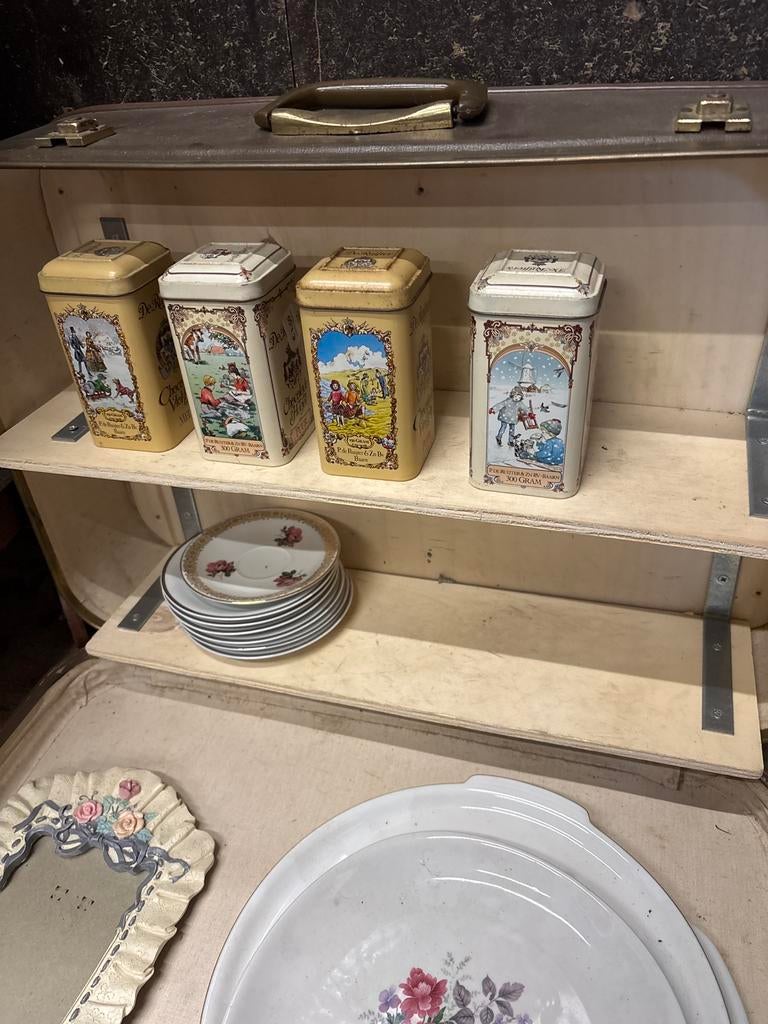 Vintage De Ruijter blikken – set van 4, Ophalen