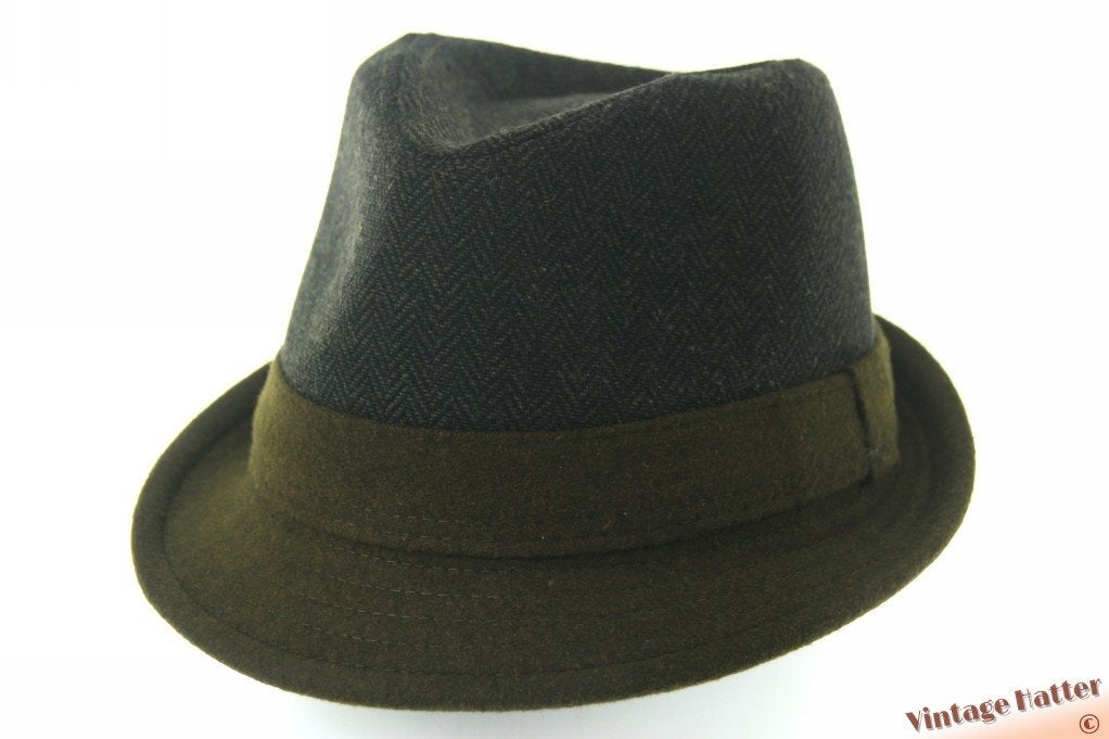 Gleufhoed Trilby visgraat groen 57, 58, 59 en 60 nieuw, Ophalen of Verzenden, Nieuw, 58 of 59 cm (L, 7¼ of ⅜ inch), Hoed