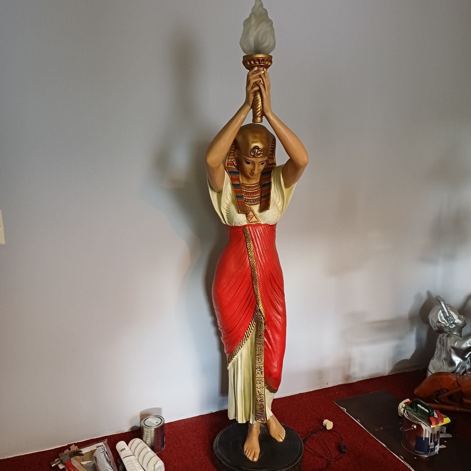 Dame sta-lamp., Ophalen, Gebruikt, Mens