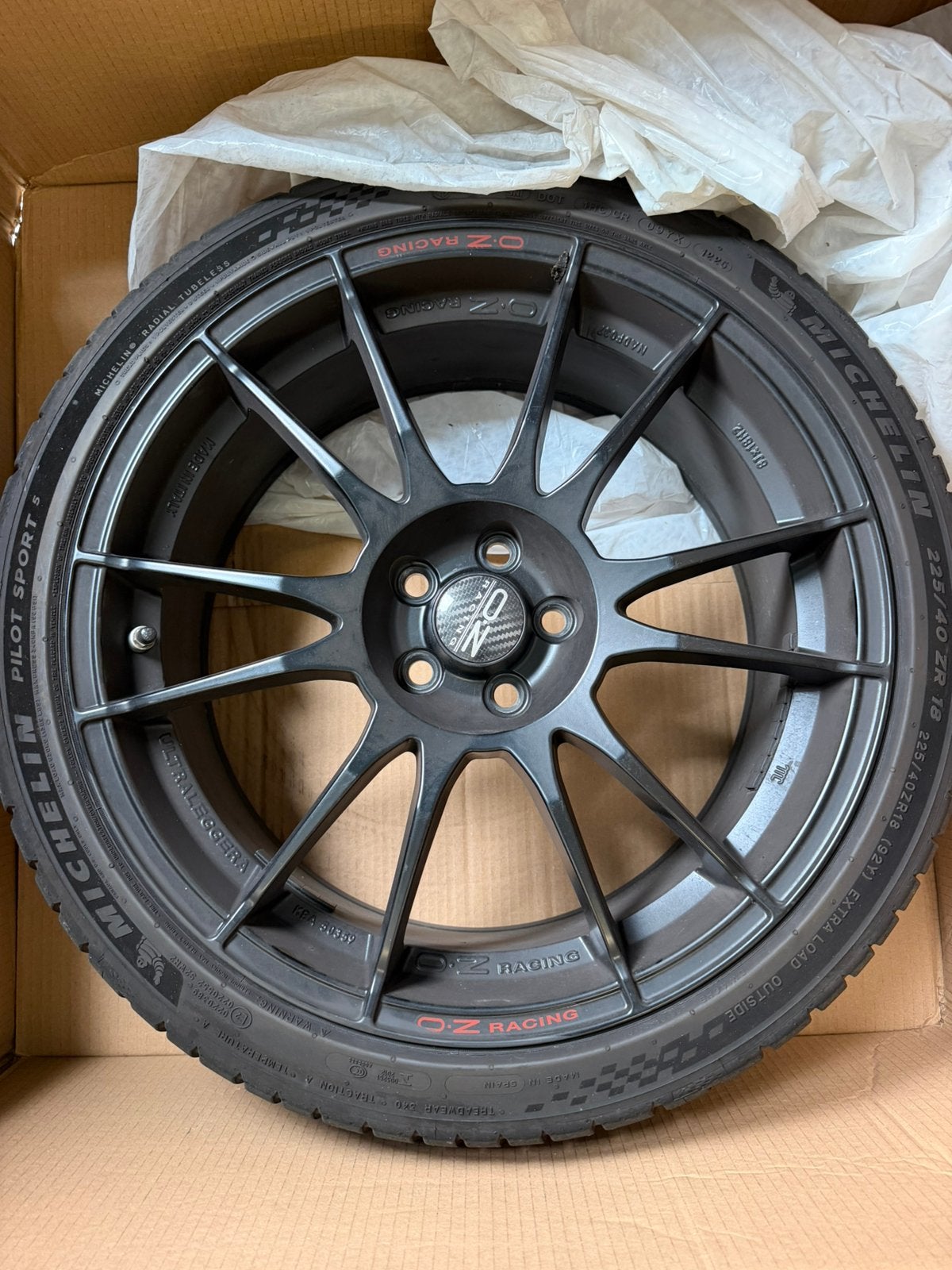 OZ Ultraleggera 18 Inch velgen Toyota GT86 5X100 !, Gebruikt, Velg(en), Ophalen of Verzenden, Oz@gmail.com