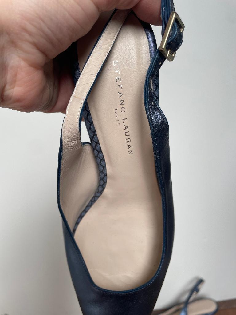 Stefano Lauran slingbacks pump hakken maat 39 blauw, Kleding | Dames, Schoenen, Blauw, Klantenservice@assem.nl, Ophalen of Verzenden