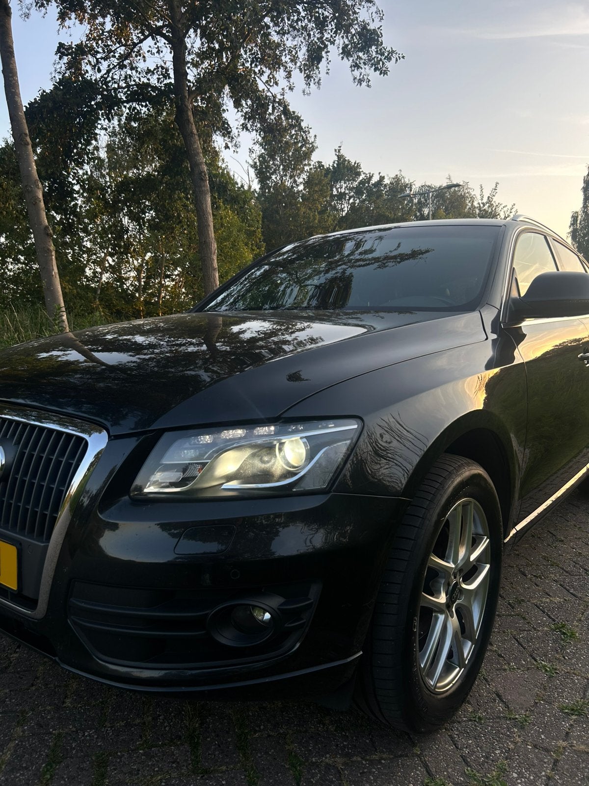 Audi Q5 2.0 Tfsi Quattro S-tronic 2010 Zwart, Auto's, Audi, Automaat, 1730 kg, 4 cilinders, Zwart