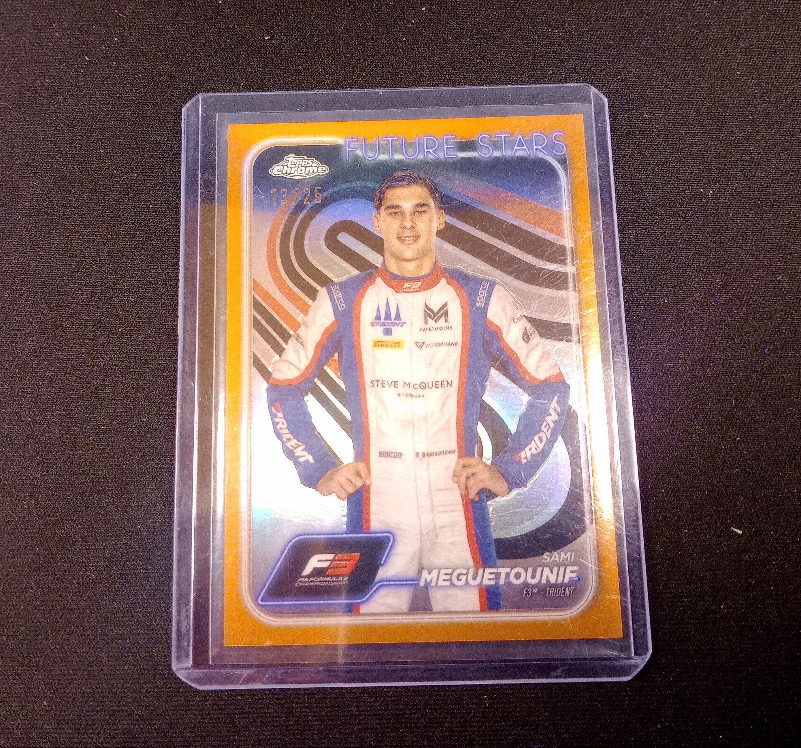 Sami Meguetounif Topps Chrome 2024 Orange 13/25, Ophalen of Verzenden