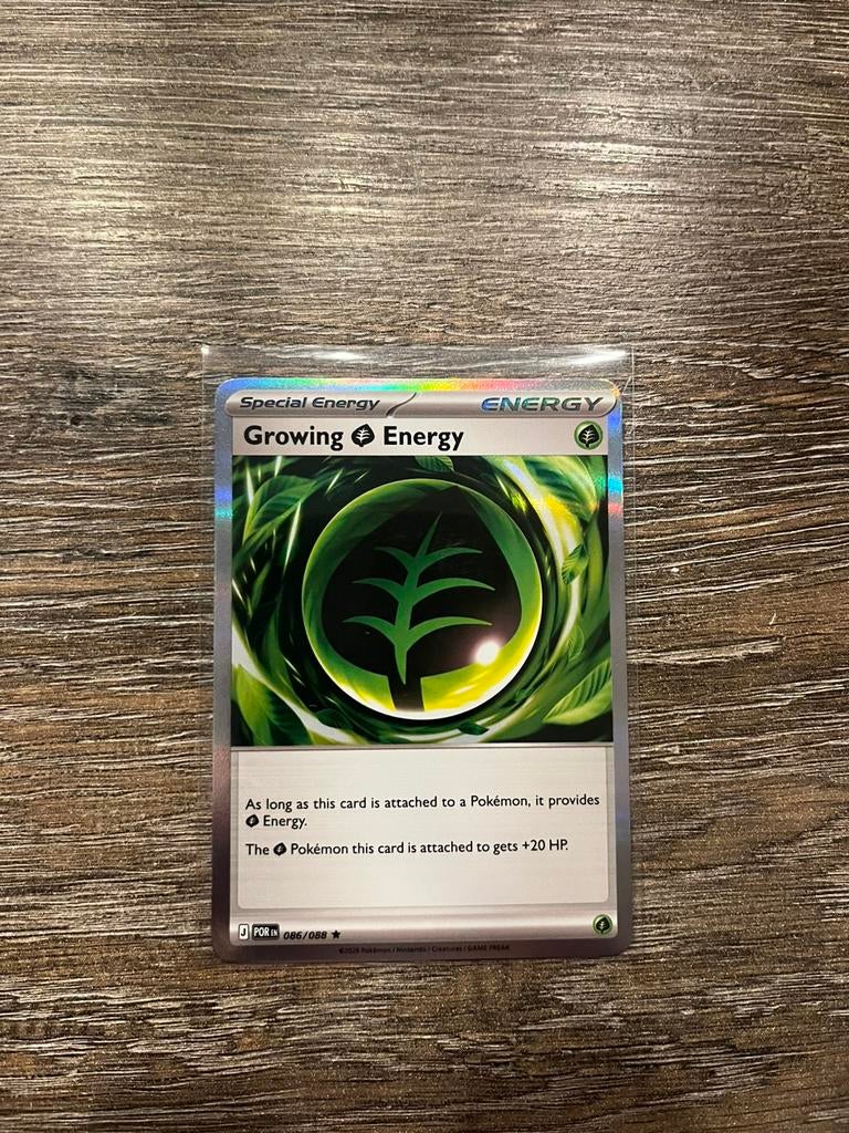 Growing Energy POR 086/088 holo, Ophalen of Verzenden, Zo goed als nieuw