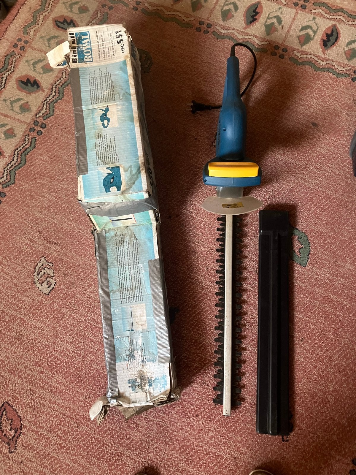 Einhel Royal HEC 551 elektrische heggenschaar met doos, Tuin en Terras, Ophalen, Gebruikt, Elektrisch