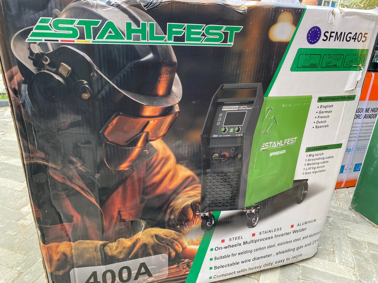 Stahlfest SFMIG405 Multiprocess Inverter Lasapparaat, Doe-het-zelf en Verbouw, Ophalen, Nieuw, 250 ampère of meer, Inverter