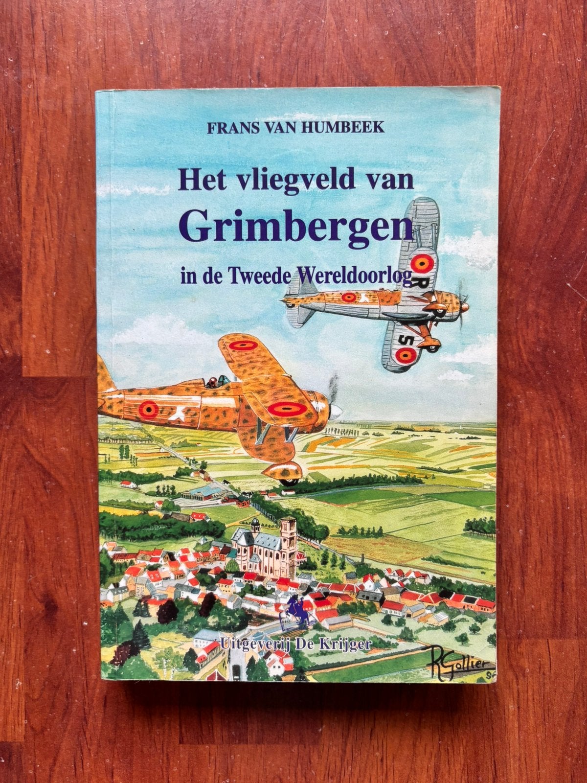 Boek F. van Humbeek Het vliegveld van Grimbergen in de 2e WO, Ophalen of Verzenden, Tweede Wereldoorlog, Zo goed als nieuw, F. van Humbeek