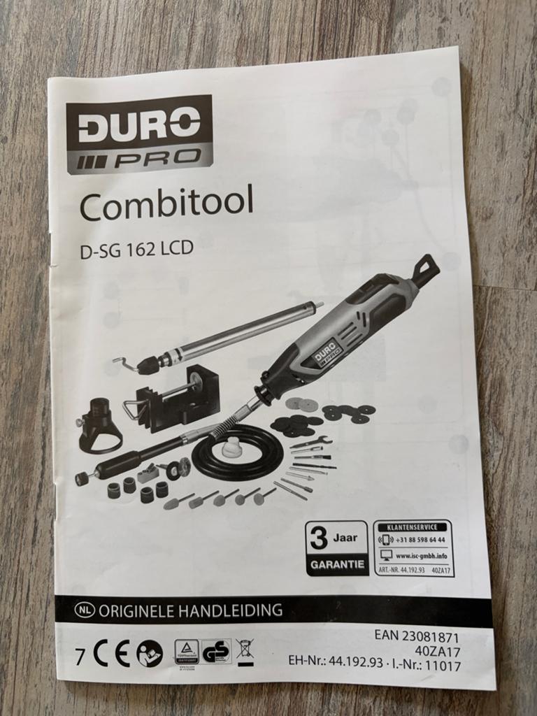 Duro Pro Combitool D-SG 162 LCD - Zo goed als nieuw, Ophalen of Verzenden, Zo goed als nieuw