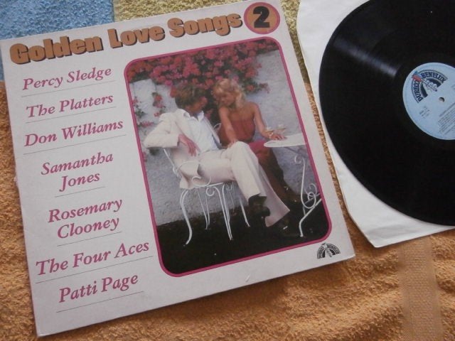 LP - Golden Love Songs 2 - Various Artists., LP, Zo goed als nieuw, Pop, 12 inch